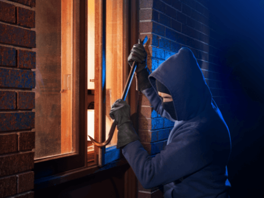Common ways burglars enter homes