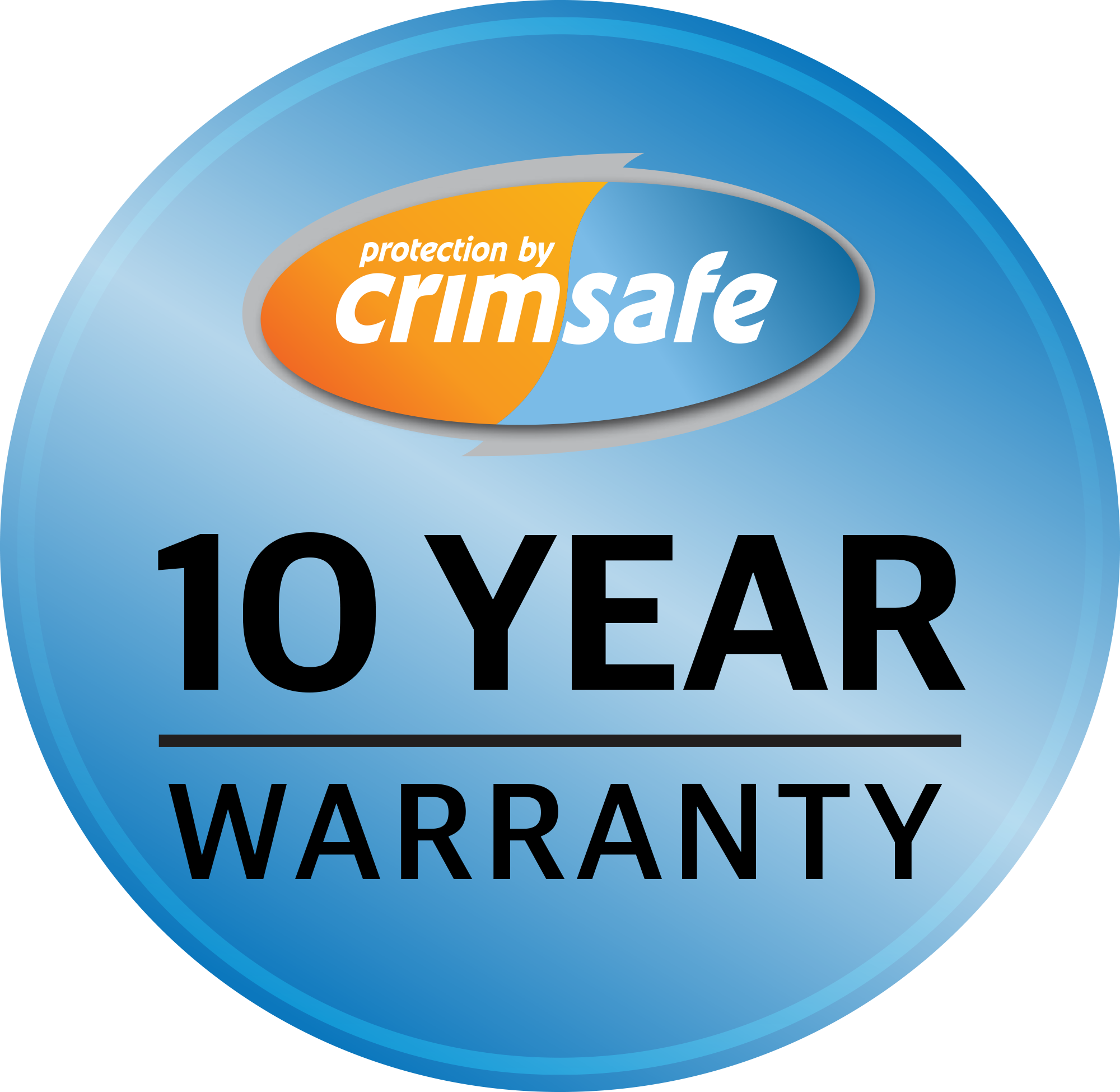 Crimsafe 10 Years Warranty