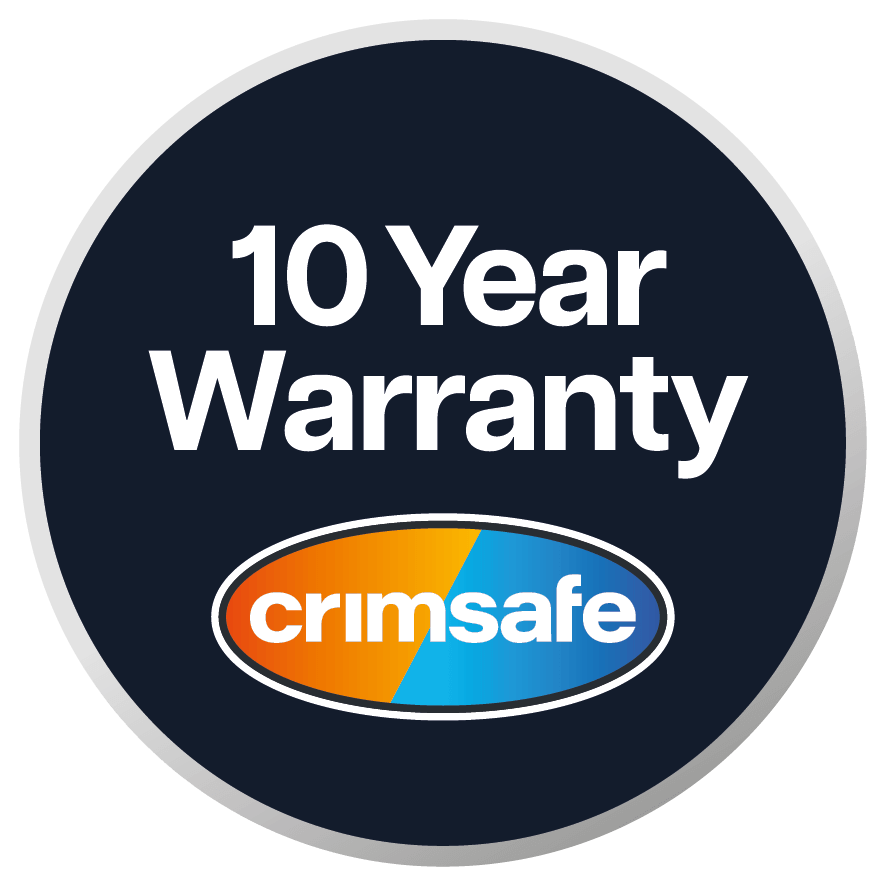 Crimsafe 10 Year Warranty